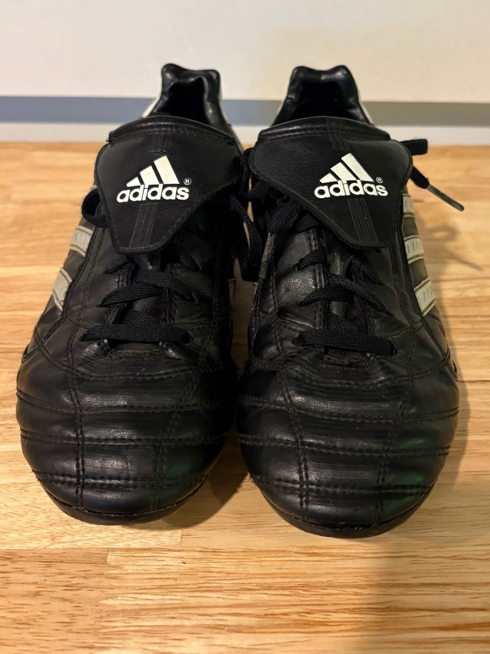 Adidas Predator Absolado Traxion Firm Ground Leather Soccer Cleats Black White
